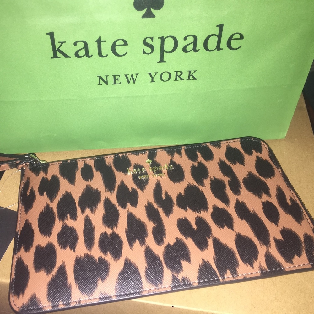 NWT KATE SPADE ANIMAL PRINT WRISTLET